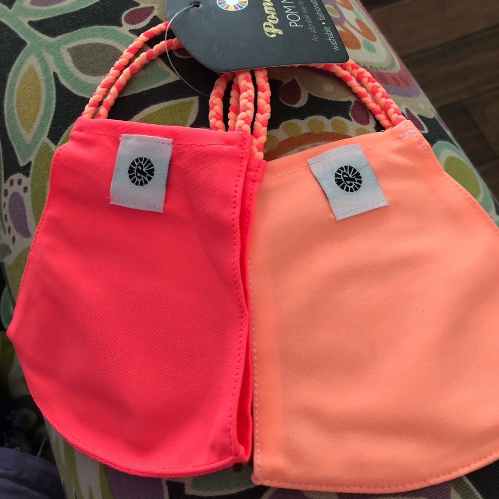Pomchies Brand Face Mask Set- Neon Colors